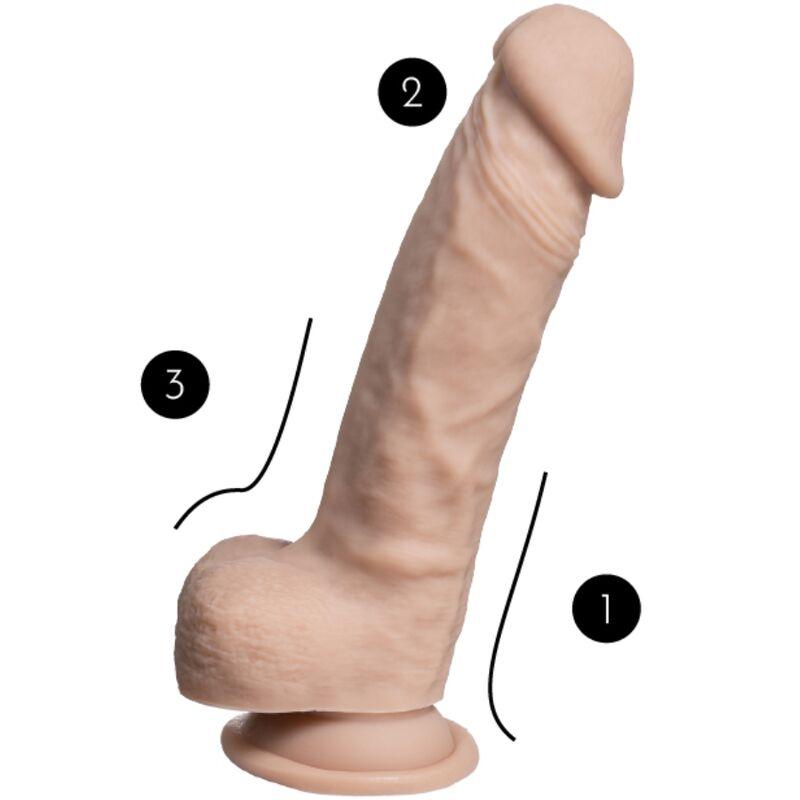 SILEXD - MODELO 1 REAL SKIN PENE REALÍSTICO TERMO REACTIVO 17.8 CM PREMIUM SILEXPAN NATURAL - Optelum