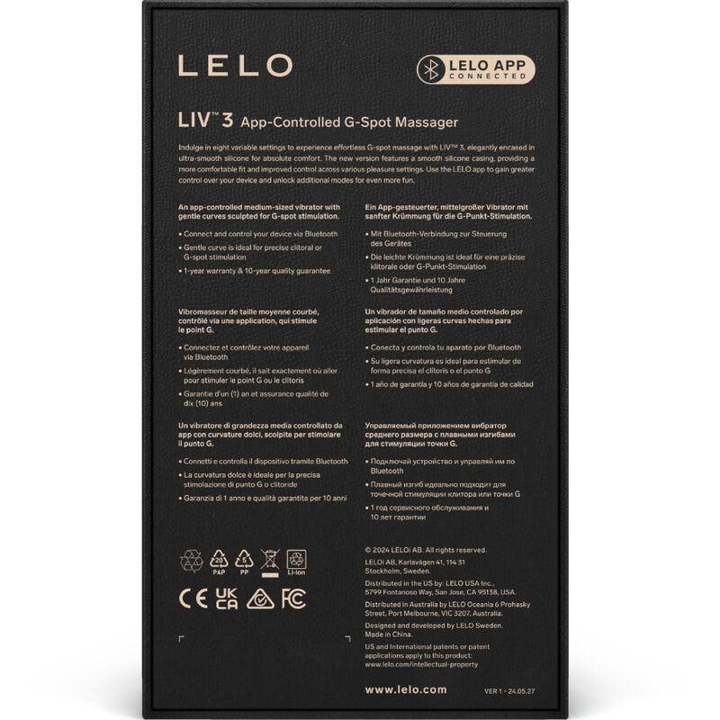 LELO - LIV™ 3 ESTIMULADOR PUNTO G ROSA - Optelum