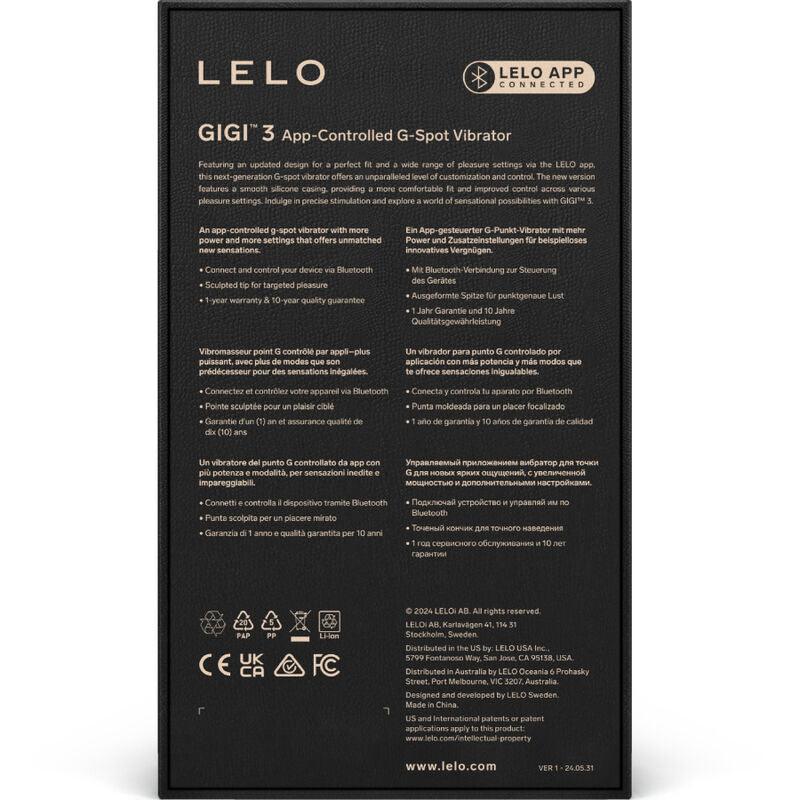 LELO - GIGI™ 3 VIBRADOR PUNTO G VIOLETA - Optelum