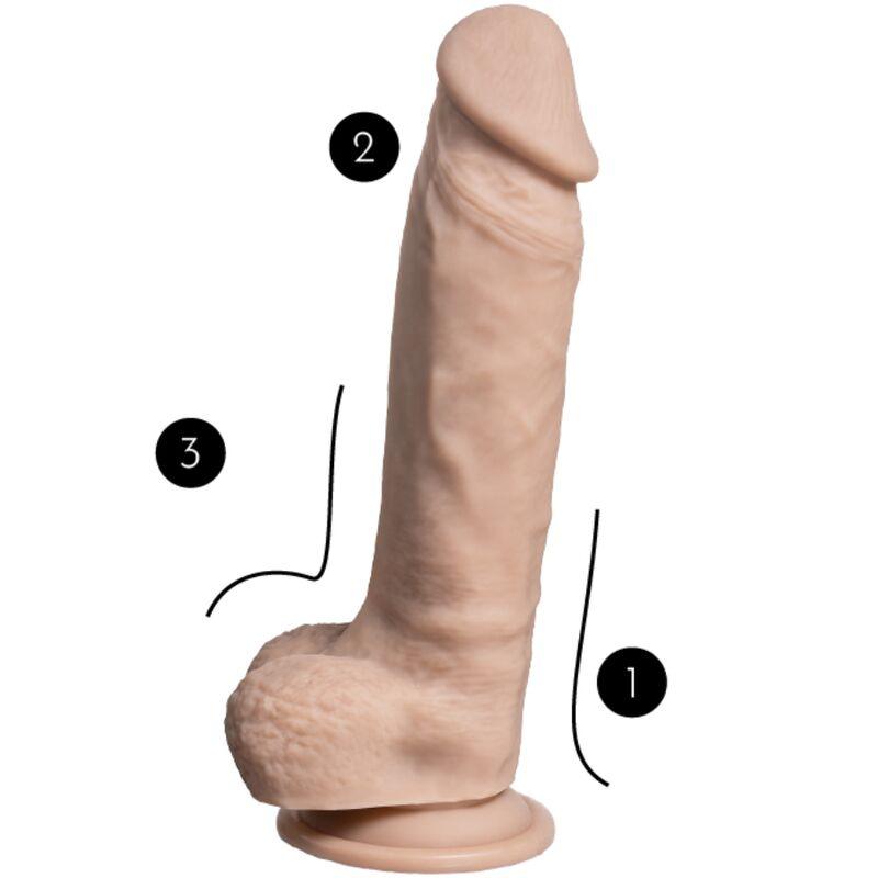 SILEXD - REAL SKIN PENE SUPER REALÍSTICO TERMO REACTIVO 23 CM PREMIUM SILEXPAN NATURAL - Optelum