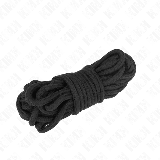 KINK - CUERDA DE ALGODÓN 5 METROS NEGRO - Optelum