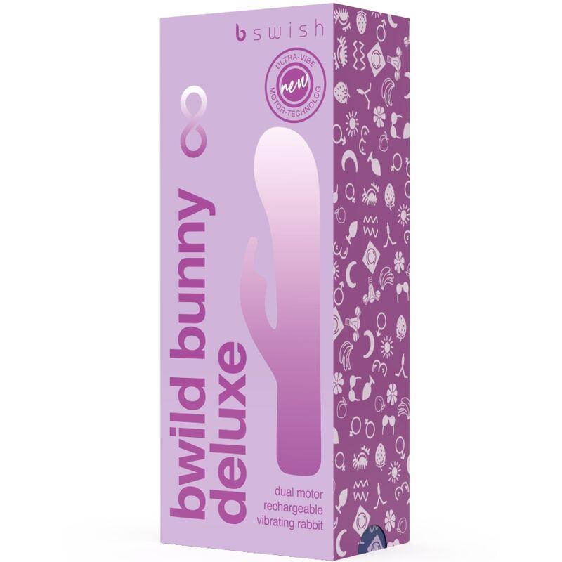 B SWISH - BWILD BUNNY INFINITE DELUXE VIBRADOR RABBIT 10 VIBRACIONES MORADO - Optelum