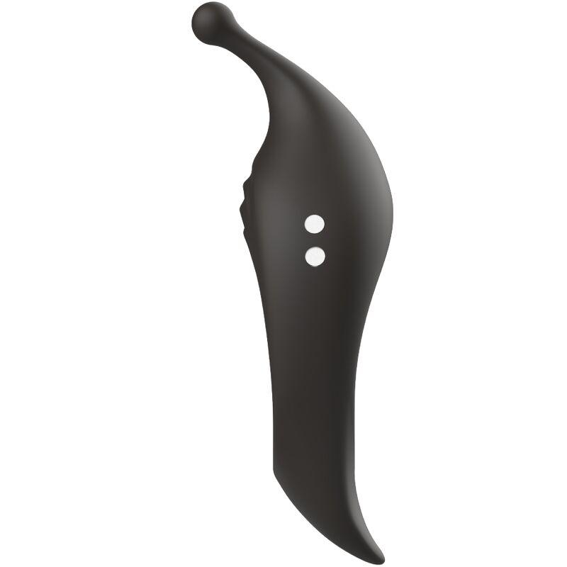 B SWISH - BCHARMED RHYTHM INFINITE DELUXE ANILLO PARA PENE 15 VIBRACIONES NEGRO - Optelum