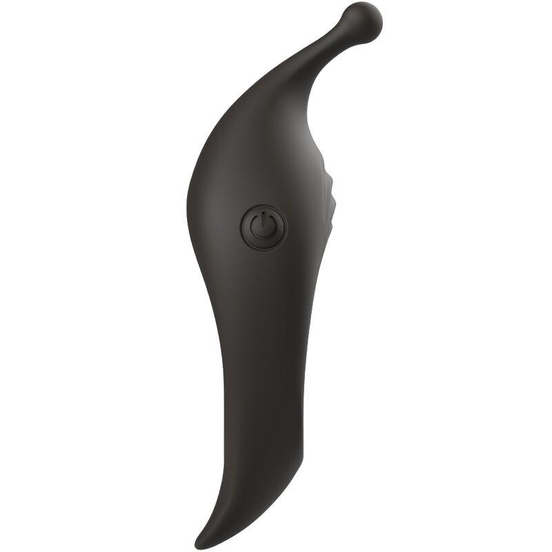 B SWISH - BCHARMED RHYTHM INFINITE DELUXE ANILLO PARA PENE 15 VIBRACIONES NEGRO - Optelum