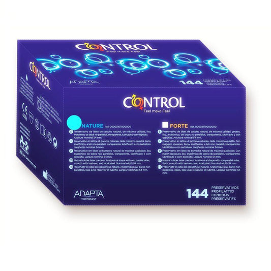 CONTROL - ADAPTA NATURE PRESERVATIVOS 144 UNIDADES - Optelum
