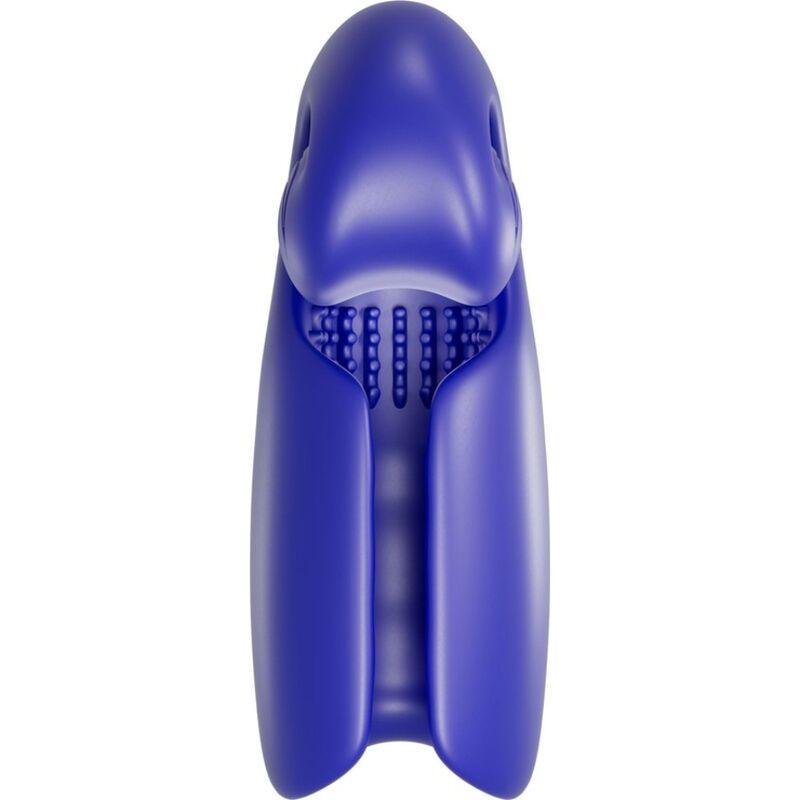 SNAIL VIBE - EVO FOR HIM MASTURBADOR MASCULINO SLIDE N'ROLL AZUL OSCURO - Optelum