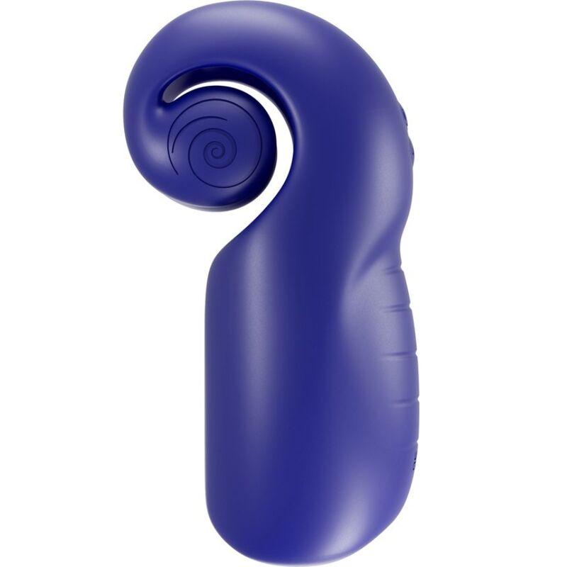 SNAIL VIBE - EVO FOR HIM MASTURBADOR MASCULINO SLIDE N'ROLL AZUL OSCURO - Optelum