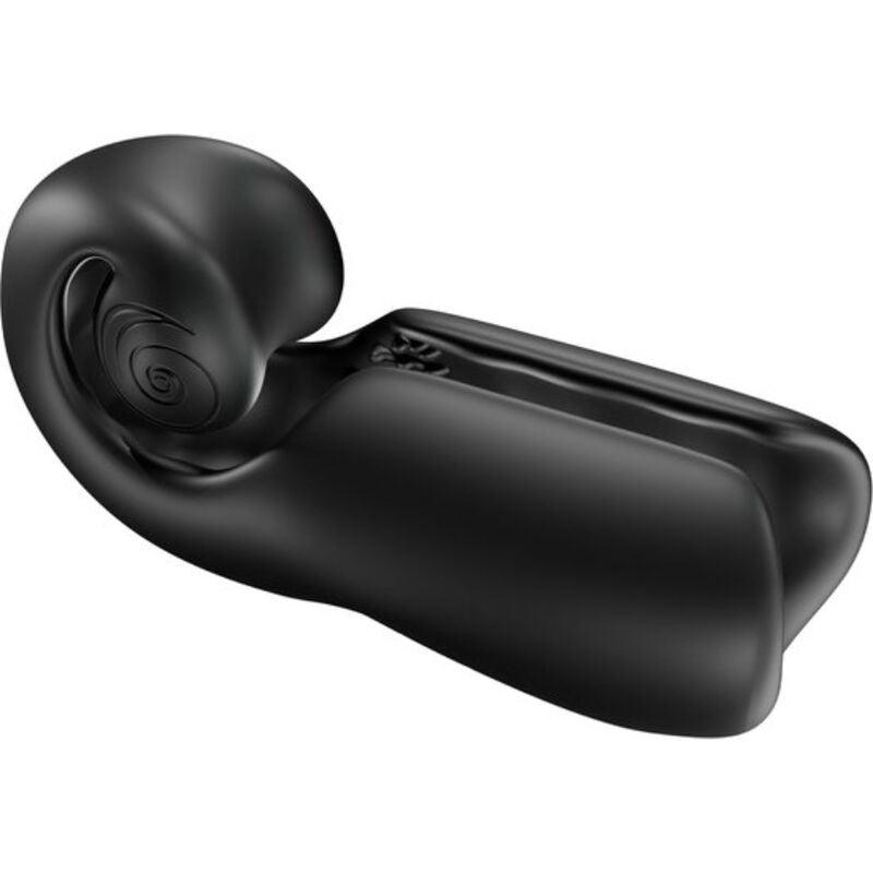 SNAIL VIBE - EVO FOR HIM MASTURBADOR MASCULINO SLIDE N'ROLL NEGRO - Optelum