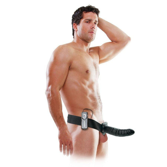 FETISH FANTASY SERIES - ARNES VIBRADOR HUECO 19 CM NEGRO - Optelum