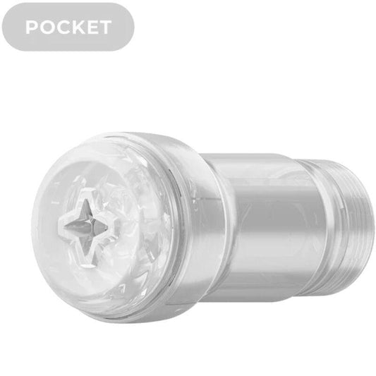 KIIROO - FEEL POCKET STROKER CRYSTAL BY KIIROO TRANSPARENTE - Optelum