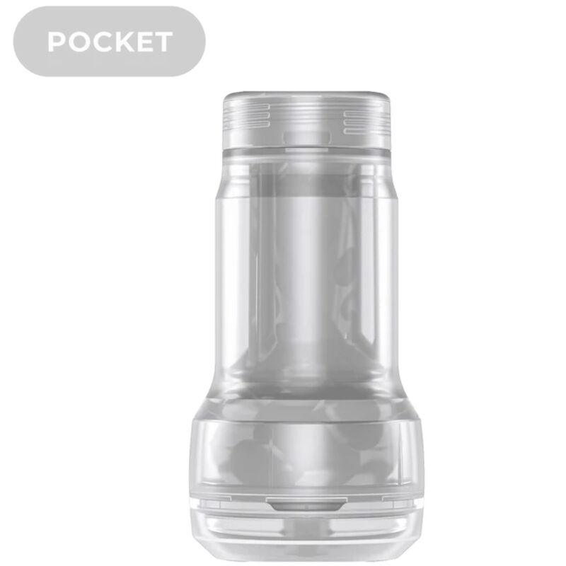 KIIROO - FEEL POCKET STROKER CRYSTAL BY KIIROO TRANSPARENTE - Optelum