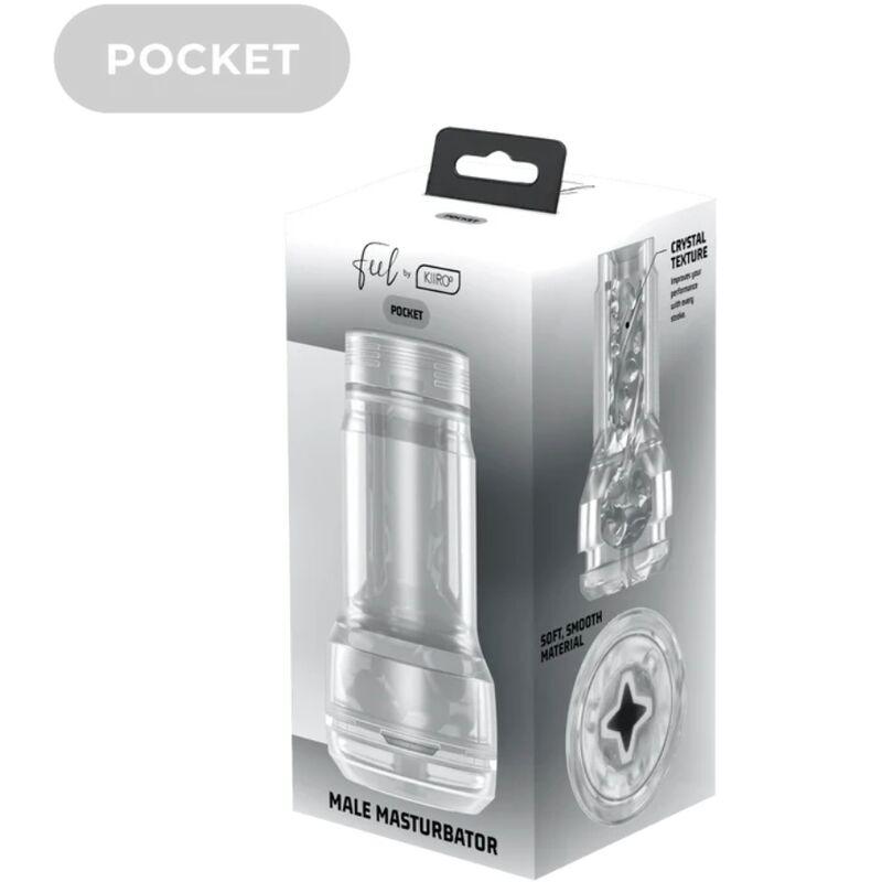 KIIROO - FEEL POCKET STROKER CRYSTAL BY KIIROO TRANSPARENTE - Optelum