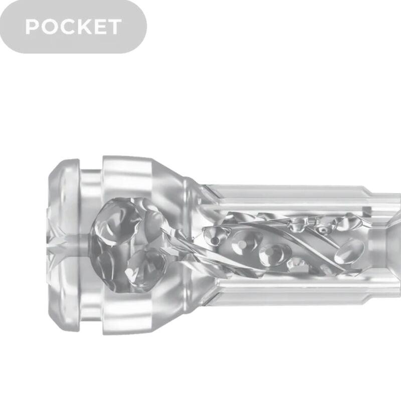 KIIROO - FEEL POCKET STROKER CRYSTAL BY KIIROO TRANSPARENTE - Optelum