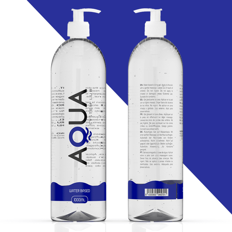 AQUA QUALITY - LUBRICANTE BASE DE AGUA 1000 ML - Optelum