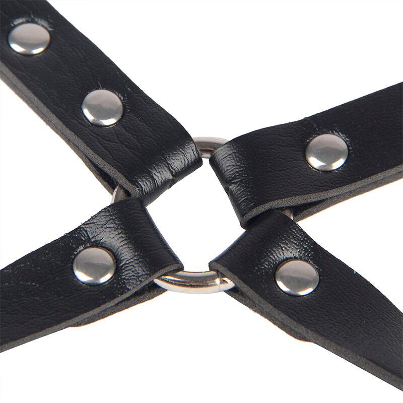 SUBBLIME - 953690 ESPOSAS CON CINTURÓN BONDAGE NEGRO TALLA ÚNICA - Optelum