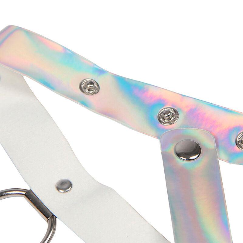 SUBBLIME - 953737 ARNÉS DE PECHO CON ANILLOS Y CADENAS PLATA TALLA ÚNICA - Optelum