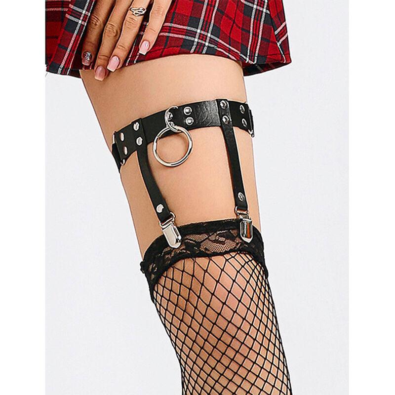 SUBBLIME - 953744 LIGA PUNK DE CUERO AJUSTABLE NEGRO TALLA ÚNICA - Optelum