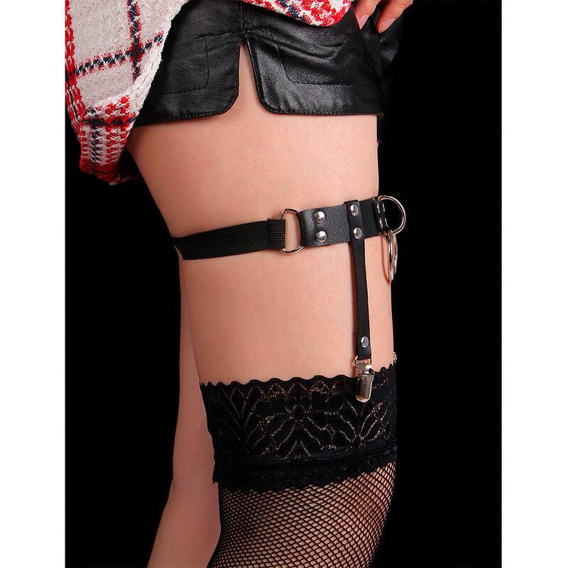 SUBBLIME - 953744 LIGA PUNK DE CUERO AJUSTABLE NEGRO TALLA ÚNICA - Optelum
