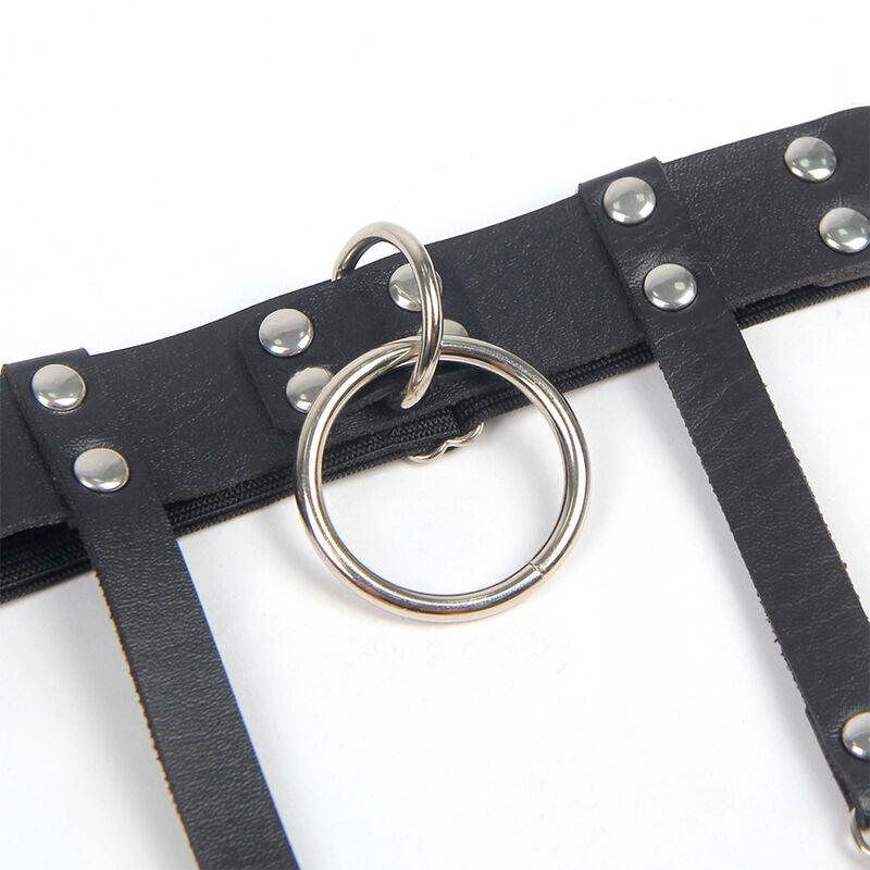 SUBBLIME - 953744 LIGA PUNK DE CUERO AJUSTABLE NEGRO TALLA ÚNICA - Optelum