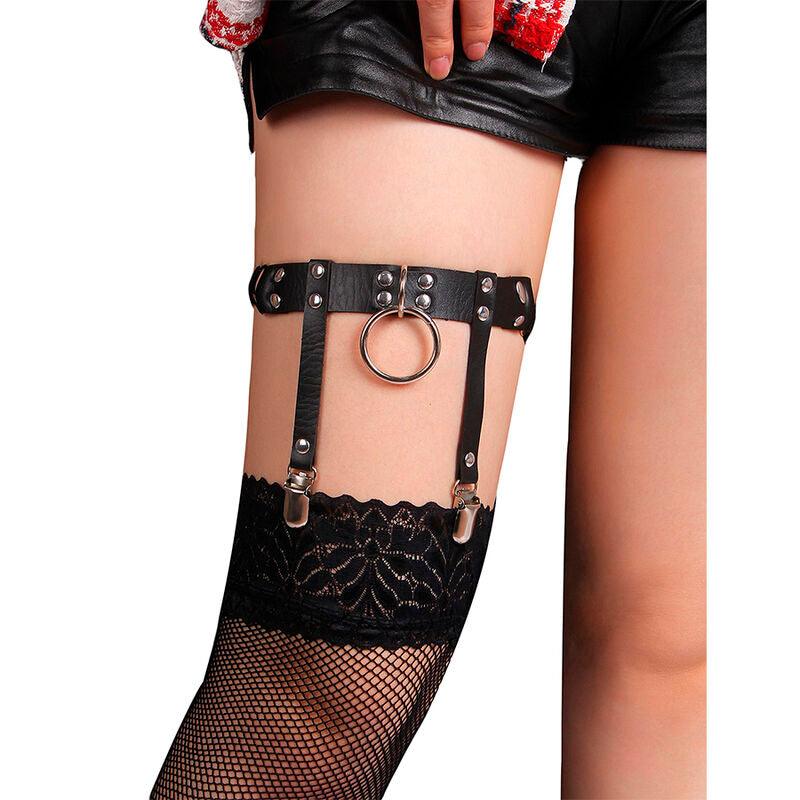 SUBBLIME - 953744 LIGA PUNK DE CUERO AJUSTABLE NEGRO TALLA ÚNICA - Optelum