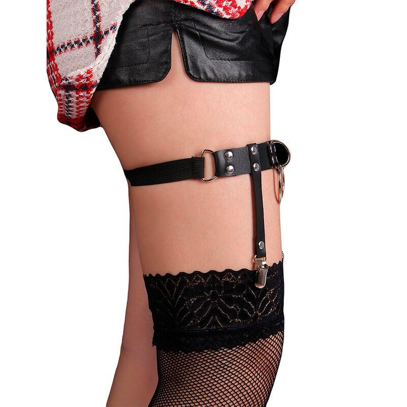 SUBBLIME - 953744 LIGA PUNK DE CUERO AJUSTABLE NEGRO TALLA ÚNICA - Optelum