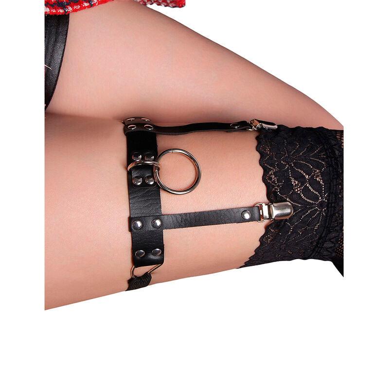 SUBBLIME - 953744 LIGA PUNK DE CUERO AJUSTABLE NEGRO TALLA ÚNICA - Optelum