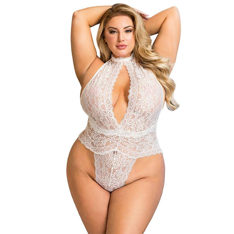 SUBBLIME - 953850 BODY DE ENCAJE BLANCO S/M - Optelum