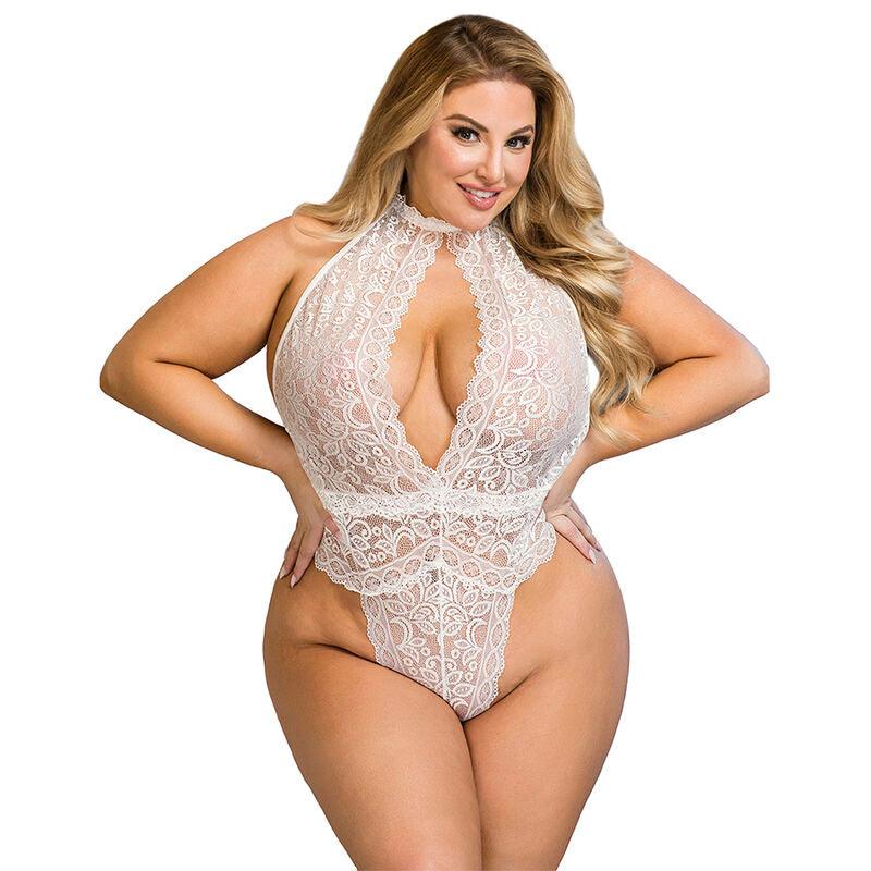 SUBBLIME - 953850 BODY DE ENCAJE BLANCO S/M - Optelum