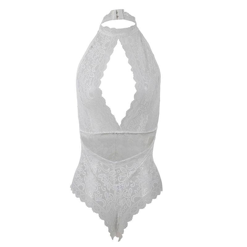 SUBBLIME - 953867 BODY DE ENCAJE BLANCO L/XL - Optelum