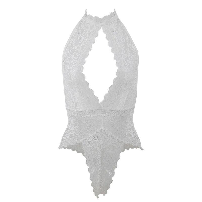 SUBBLIME - 953867 BODY DE ENCAJE BLANCO L/XL - Optelum
