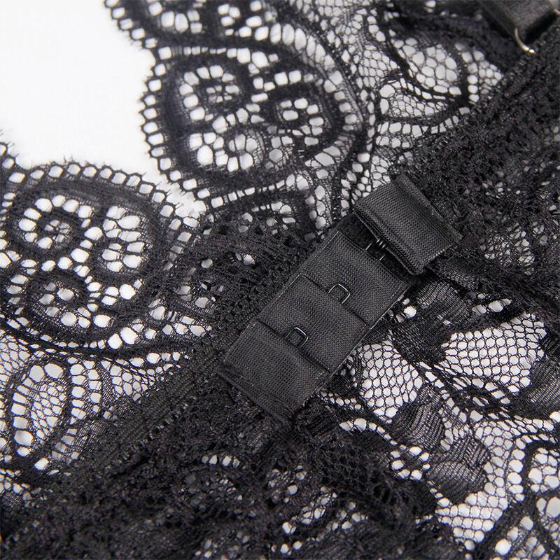SUBBLIME - 953928 SET 3 PIEZAS ENCAJE Y SATEN NEGRO L/XL - Optelum