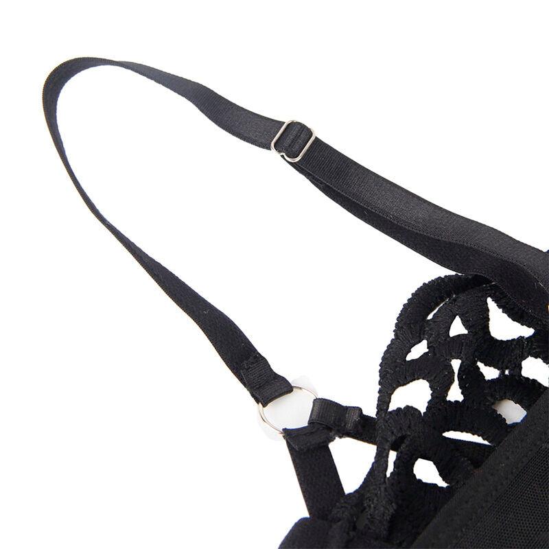 SUBBLIME - 954055 BODY SEXY DE ENCAJE NEGRO S/M - Optelum