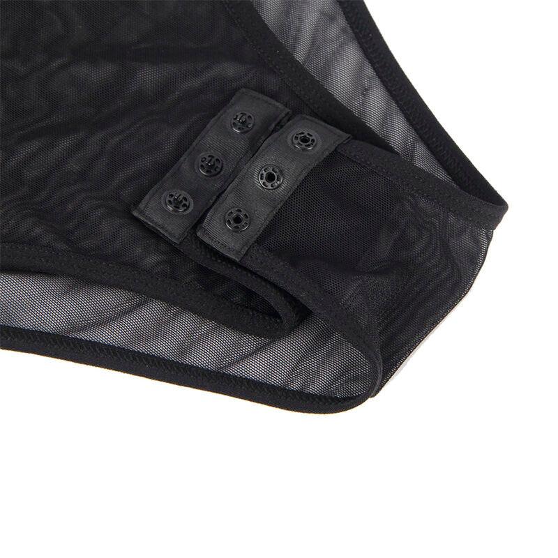 SUBBLIME - 954055 BODY SEXY DE ENCAJE NEGRO S/M - Optelum