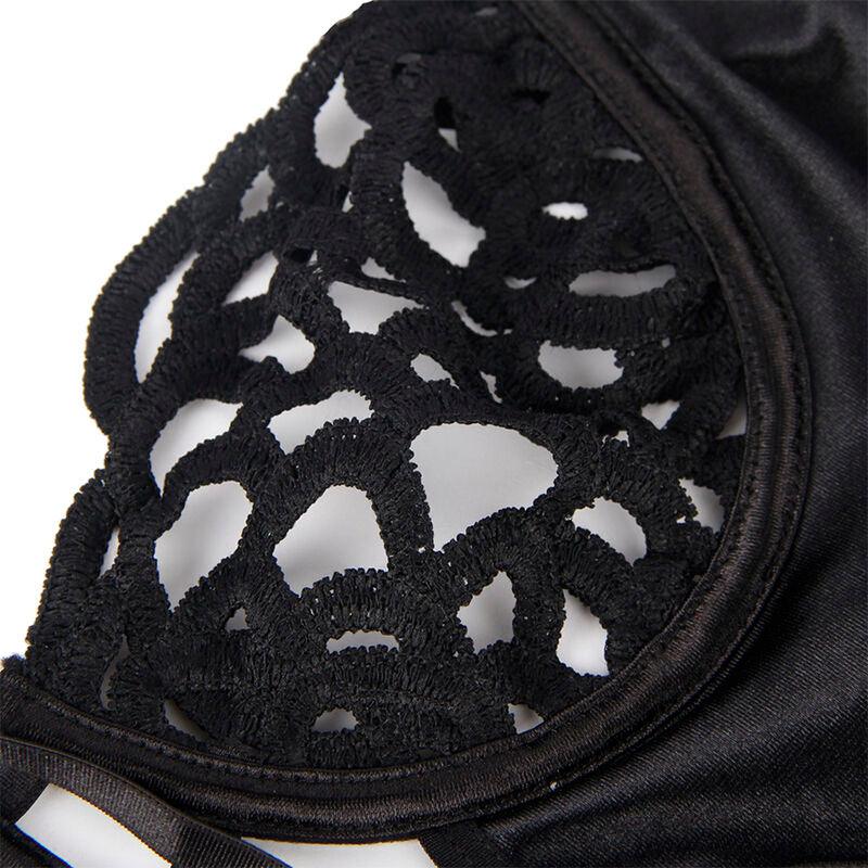 SUBBLIME - 954055 BODY SEXY DE ENCAJE NEGRO S/M - Optelum