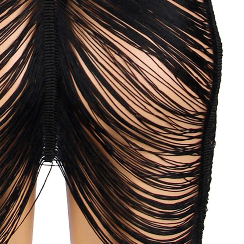 SUBBLIME - 954222 VESTIDO DE TIRAS + TANGA NEGRO S/M - Optelum