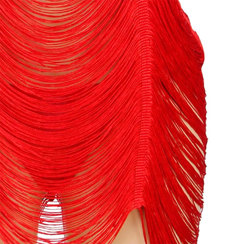 SUBBLIME - 954253 VESTIDO DE FLECOS + TANGA ROJO L/XL - Optelum