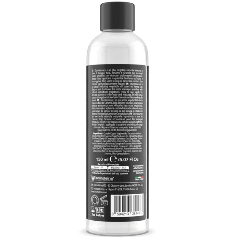 INTIMATELINE LUXURIA - ACEITE DE MASAJES VAINILLA EXÓTICA 150 ML - Optelum