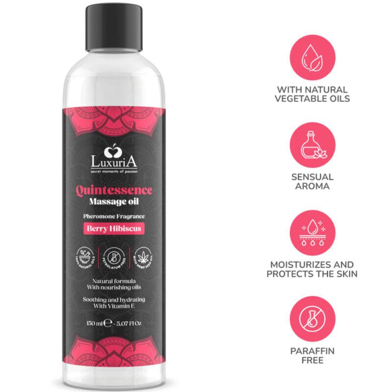 INTIMATELINE LUXURIA - ACEITE DE MASAJES BAYA 150 ML - Optelum