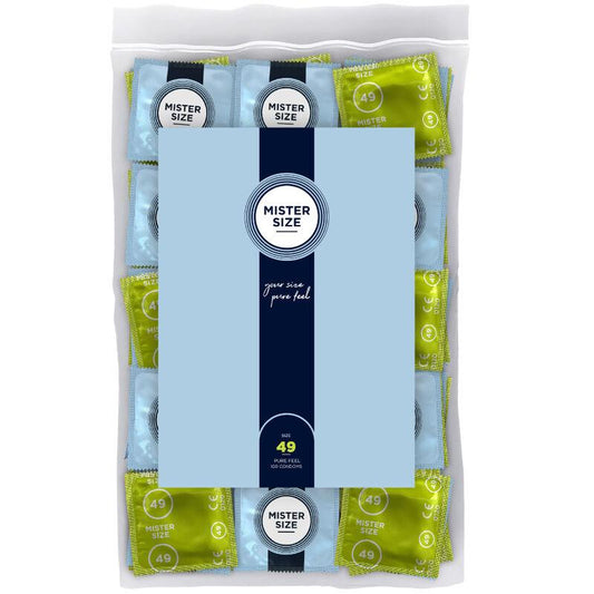 MISTER SIZE - PRESERVATIVOS TALLA S 49 MM (100 UNIDADES) - Optelum