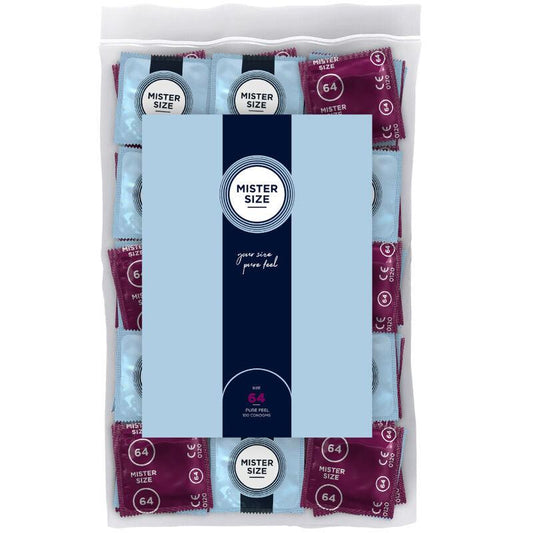 MISTER SIZE - PRESERVATIVOS TALLA XXL 64 MM (100 UNIDADES) - Optelum