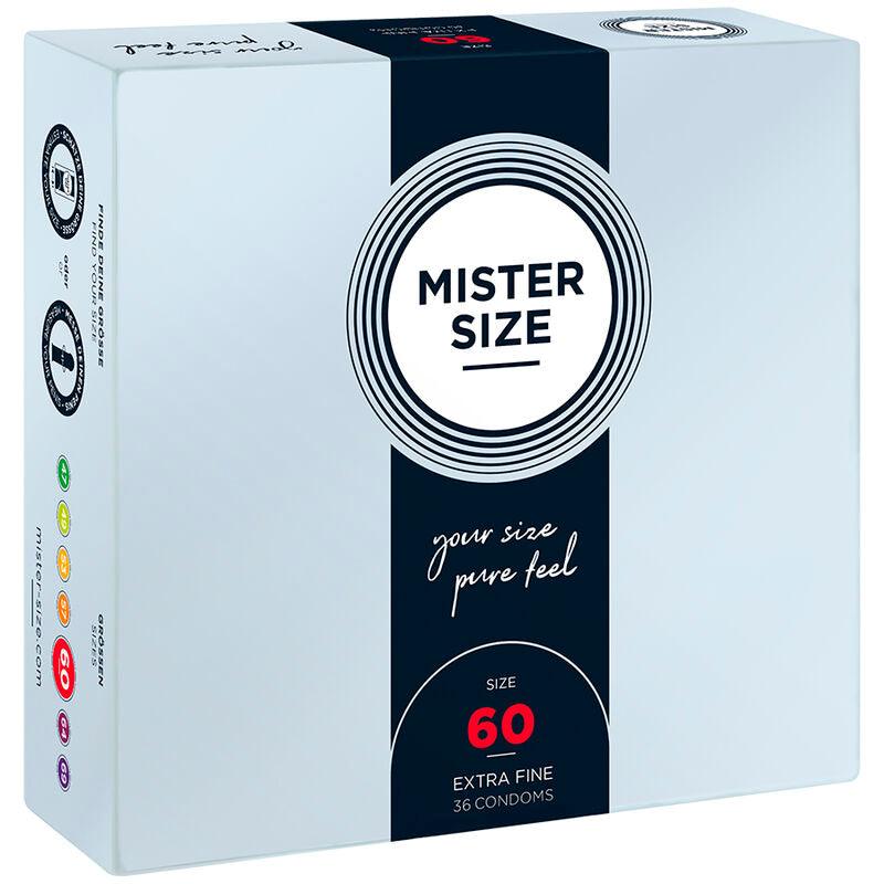 MISTER SIZE - PRESERVATIVOS TALLA XL 60 MM (36 UNIDADES) - Optelum