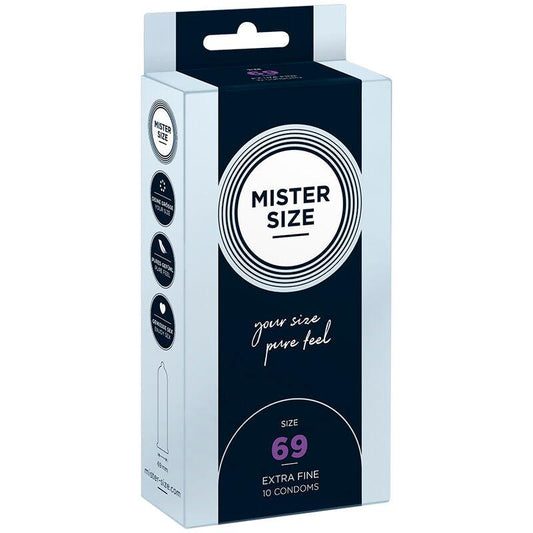 MISTER SIZE - PRESERVATIVOS TALLA XXXL 69 MM (10 UNIDADES) - Optelum