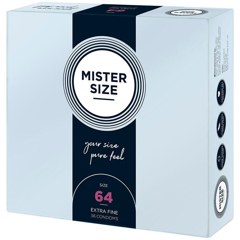 MISTER SIZE - PRESERVATIVOS TALLA XXL 64 MM (36 UNIDADES) - Optelum