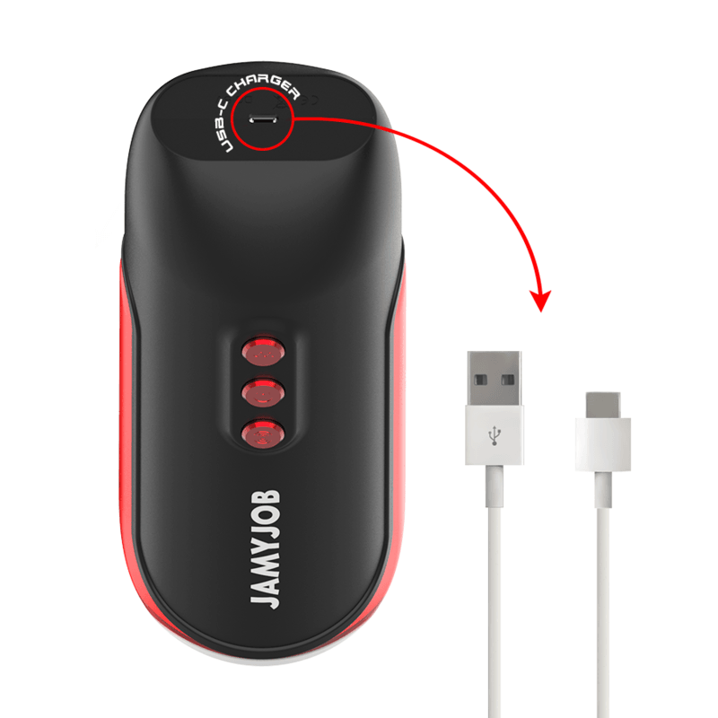 JAMYJOB - BLAZE MASTURBADOR BOCA AUTOMÁTICO 5 MODOS SUCCIÓN Y VIBRACIÓN - Optelum