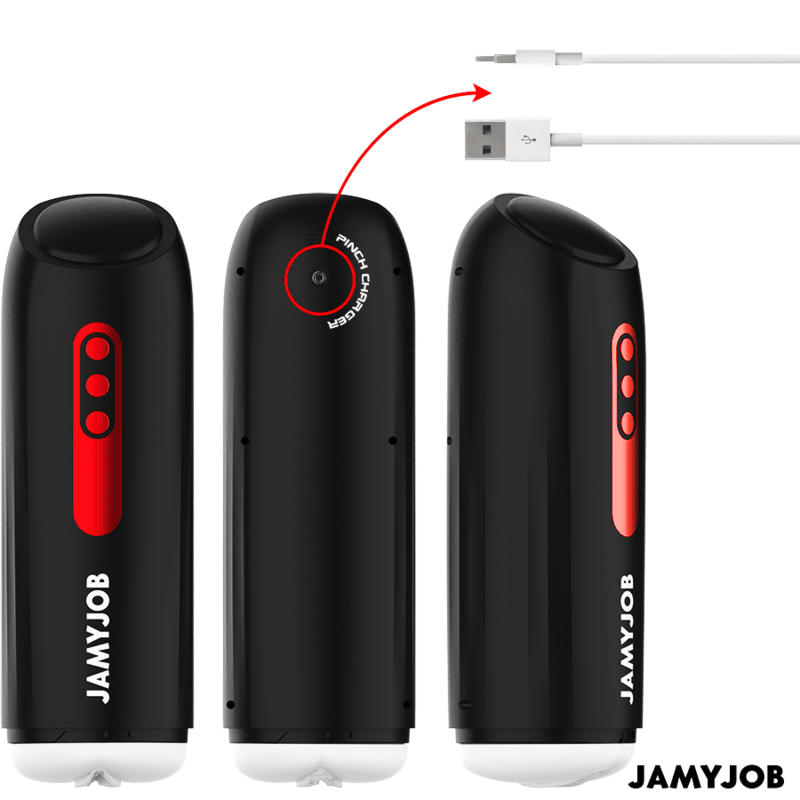 JAMYJOB - PHANTOM MASTURBADOR VAGINA AUTOMÁTICO 5 MODOS SUCCIÓN Y EMPUJE - Optelum