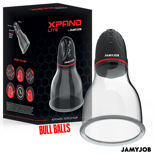 JAMYJOB - XPAND LITE BOMBA AUTOMÁTICA DE TESTÍCULOS 3 NIVELES DE SUCCIÓN GRIS - Optelum