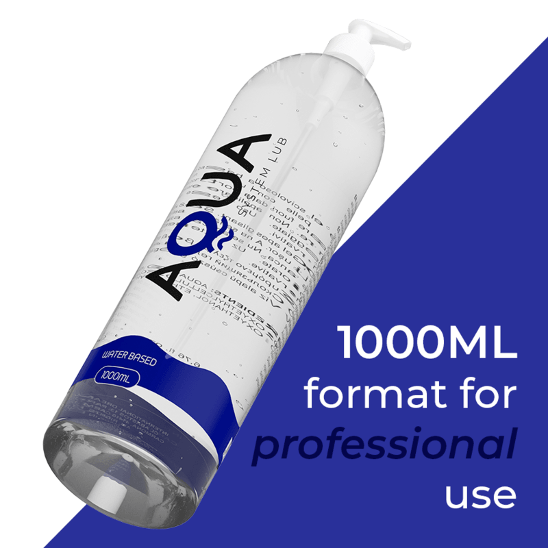 AQUA QUALITY - LUBRICANTE BASE DE AGUA 1000 ML - Optelum