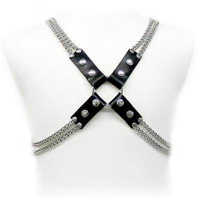 LEATHER BODY - CHAIN HARNESS - Optelum