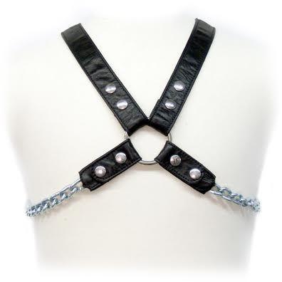 LEATHER BODY - CHAIN HARNESS II - Optelum