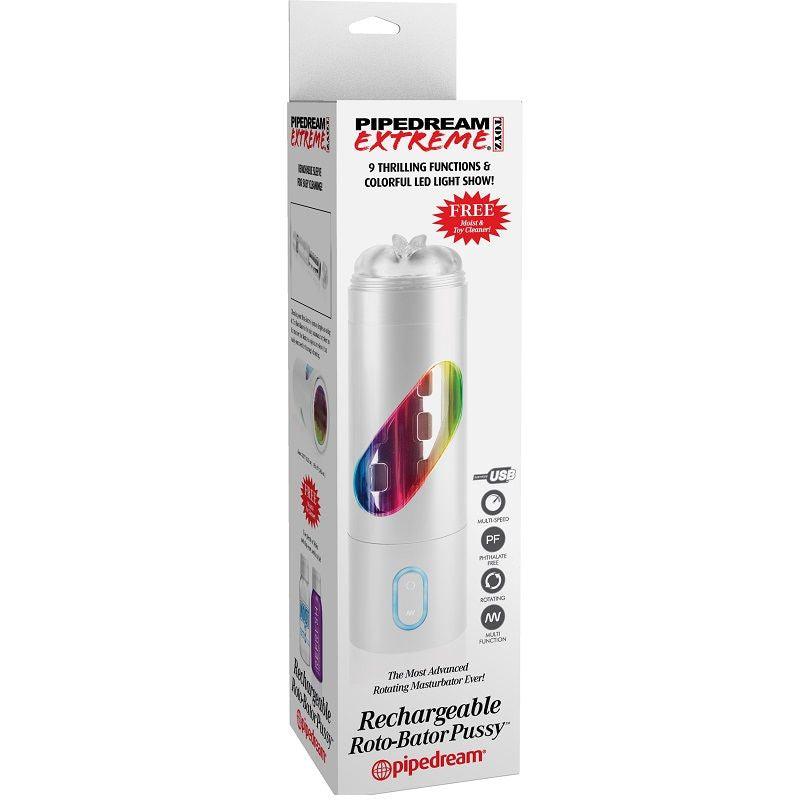 EXTREME TOYZ - ROTO BATOR USB MASTURBADOR MASCULINO VAGINA - Optelum